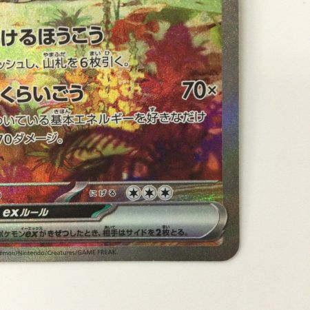   ポケモンカード タケルライコex  095/071/SV5K/B SAR ポケカ