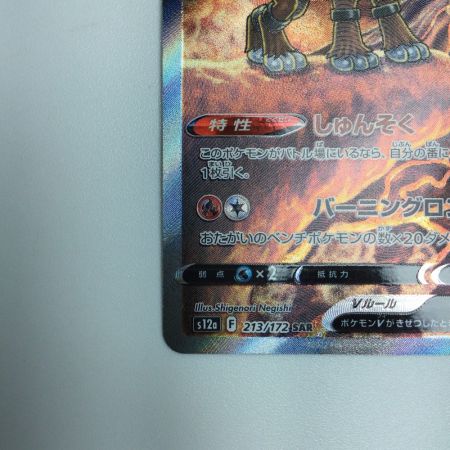   トレカ ポケモンカード エンテイV 213/172/S12a/B SAR