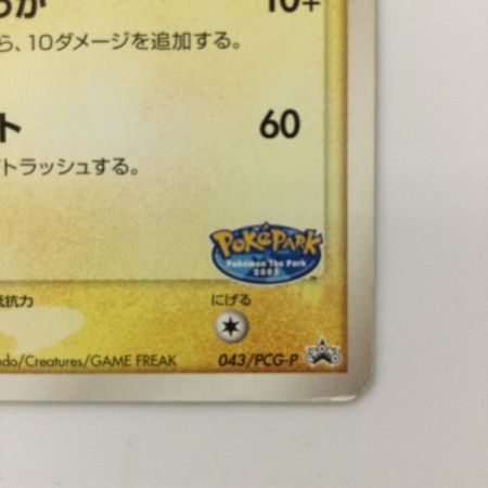   ポケモンカード ポケパークのピカチュウ 043/PCG/P ポケカ