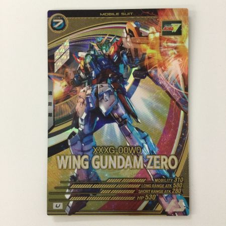   ガンダム アーセナルベース ウイングガンダムゼロ UT02/018 U アルティメットレア