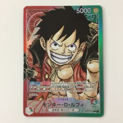 ζζ  ワンピース パラレル）モンキー・D・ルフィ OP01/003P L ワンピースカードゲーム Bランク