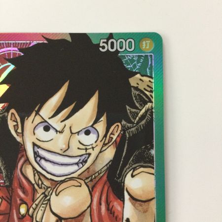   ワンピース パラレル）モンキー・D・ルフィ OP01/003P L ワンピースカードゲーム