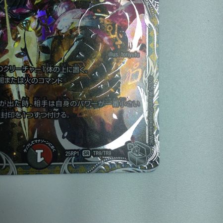   トレカ デュエルマスターズ 禁断の轟速 ブラックゾーン DM25RP1TR9/TR9