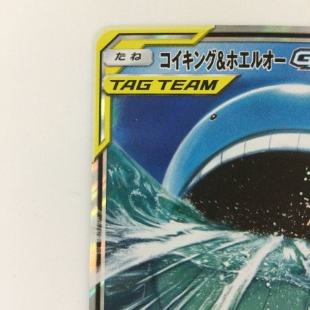   ポケモンカード コイキング&ホエルオーＧＸ 019/095/ＳＭ9/Ｂ ＲＲ ポケカ
