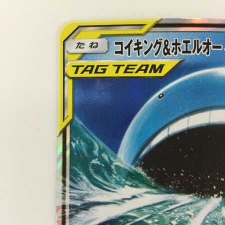   ポケモンカード コイキング&ホエルオーGX 019/095/SM9/B RR ポケカ