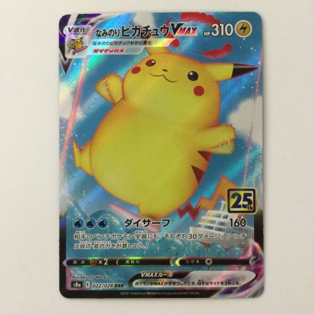  ポケモンカード なみのりピカチュウVMAX 022/028/S8a/B RRR ポケカ