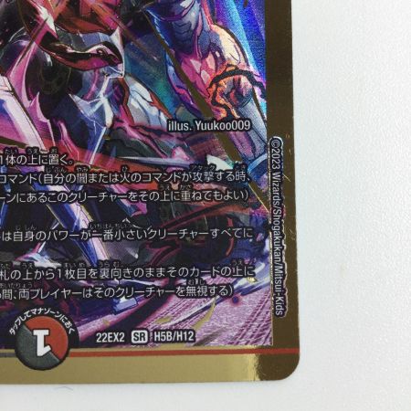   トレカ デュエルマスターズ 禁断の轟速 ブラックゾーン DM22EX2H5B/H12