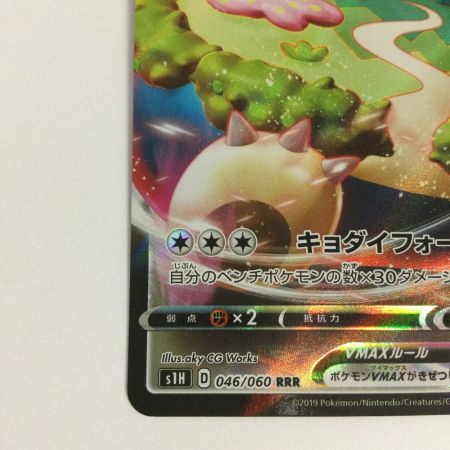   トレカ ポケモンカード カビゴンVMAX 046/060/S1H/B RRR