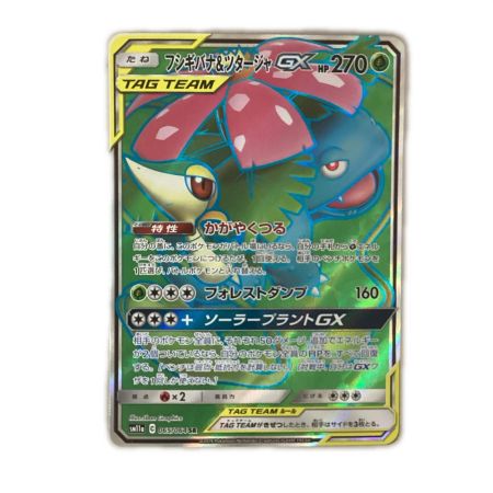   トレカ ポケモンカード フシギバナ＆ツタージャGX 065/064/SM11a/B SR