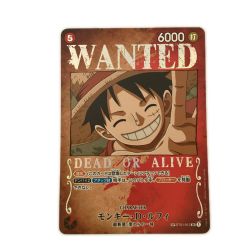 ζζ  トレカ ワンピース モンキー・D・ルフィ(WANTED) ST01/012P1 Bランク