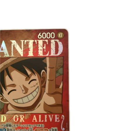   トレカ ワンピース モンキー・D・ルフィ(WANTED) ST01/012P1