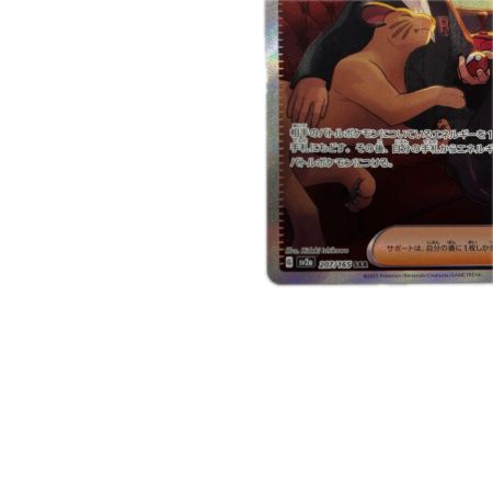 トレカ ポケモンカード サカキのカリスマ 207/165/SV2a/B SAR