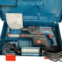 ЗЗ BOSCH ボッシュ 100V ハンマドリル 集じんシステム 取説 ケース付 GBH2-23REA ネイビー Bランク