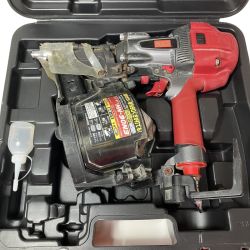 MAX マックス 90mm 高圧 スーパーネイラ エア釘打機 ケース付 HN-90N3 レッド Cランク