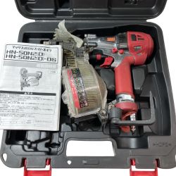 ЗЗ MAX マックス 高圧 50mm スーパーネイラ エア釘打機 ケース付 HN-50N2(D) レッド Cランク