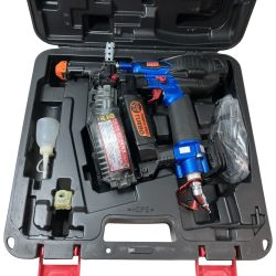 ЗЗ MAX マックス 高圧 41mm ターボドライバ ねじ打機 ケース付 HV-R41G4 ブルー Cランク