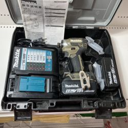ЗЗ MAKITA マキタ 18v インパクトドライバ バッテリーx2 充電器 ケース付 TD173D オリーブ Cランク