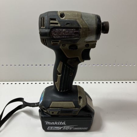 ЗЗ MAKITA マキタ 18v インパクトドライバ バッテリーx2 充電器 ケース付 TD173D オリーブ