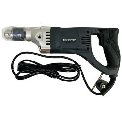 ЗЗ KYOCERA キョウセラ 100v 電動ドリル 補助ハンドル チャックハンドル 箱 取説付 AD1300VR グレー Sランク