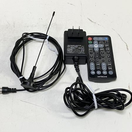ЗЗ HITACHI 日立 36/18V コードレスラジオ付きテレビ ACアダプタ アンテナ リモコン付 UR18DSML ブラック