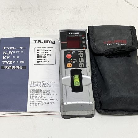 TAJIMA タジマ レーザー墨出し器 赤色レーザー 受光器 取説 ケース付 ZERO-TYZ レッド