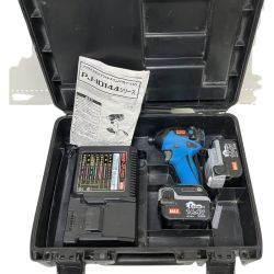 ЗЗ MAX マックス 14.4v インパクトドライバ バッテリーx２ 充電器 ケース付 PJ-ID144 ブルー Cランク