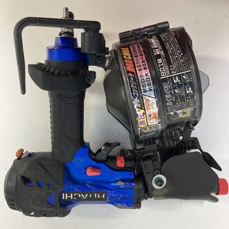 ЗЗ HITACHI 日立 65mm 高圧 エア釘打ち機 ケース付 NV65HMC ブルー
