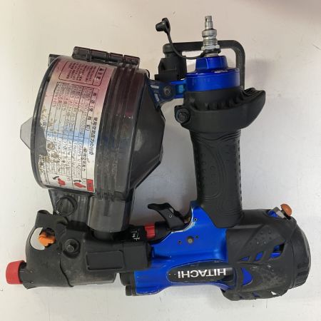 ЗЗ HITACHI 日立 65mm 高圧 エア釘打ち機 ケース付 NV65HMC ブルー