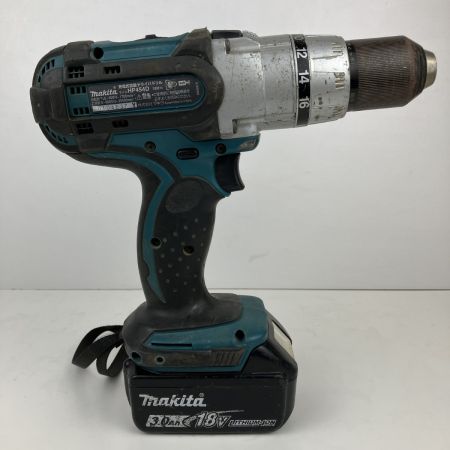  MAKITA マキタ 18v 充電式震動ドライバドリル バッテリーx1付 ※旧規格 HP454D ブルー