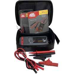 ЗЗ MAC TOOLS マック デジタルマルチメーター テストリード プローブ ワニ口クリップ ケース付 EM112 ブラック Aランク