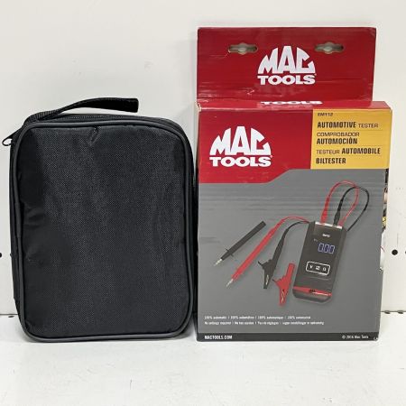 ЗЗ MAC TOOLS マック デジタルマルチメーター テストリード プローブ ワニ口クリップ ケース付 EM112 ブラック