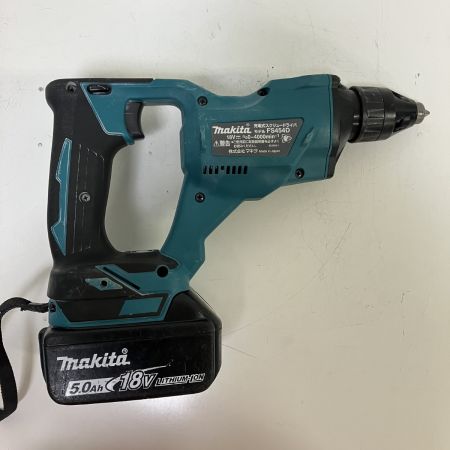 ЗЗ MAKITA マキタ 18v 充電式スクリュードライバ バッテリーx1 ケース付 FS454D ブルー
