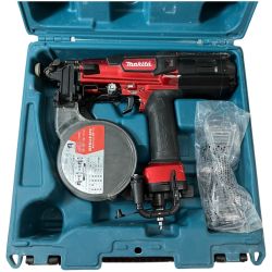 ЗЗ MAKITA マキタ 41mm 高圧 エアビス打ち機 ケース付 AR411HR レッド Cランク