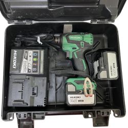 ЗЗ HiKOKI ハイコーキ 14.4v インパクトドライバ バッテリーx2 充電器　ケース付 WH14DB グリーン Cランク