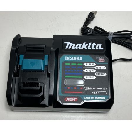 ЗЗ MAKITA マキタ 40Vmax 125mm ディスクグラインダー 充電器・バッテリー×2・ケース付 GA018GRMX ブルー