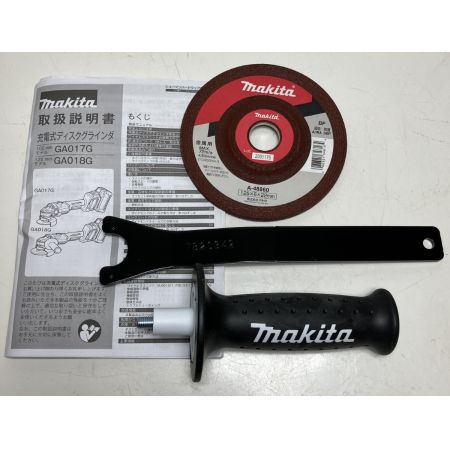 ЗЗ MAKITA マキタ 40Vmax 125mm ディスクグラインダー 充電器・バッテリー×2・ケース付 GA018GRMX ブルー