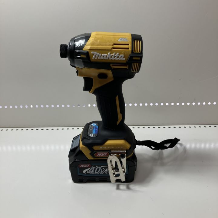 MAKITA マキタ 40v インパクトドライバ バッテリーｘ２ 充電器 ケース付 TD002G イエロー｜中古｜なんでもリサイクルビッグバン