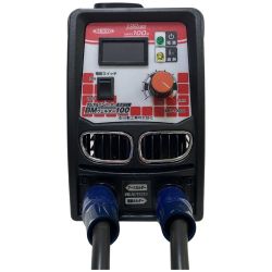 ЗЗ NICHIDO 100v デジタルインバーター直流溶接機 BM1-100DA レッド Bランク