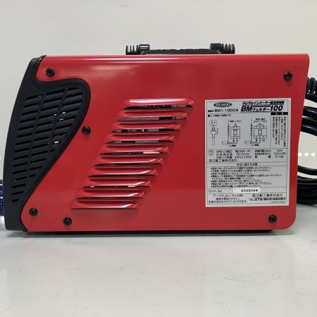 ЗЗ NICHIDO 100v デジタルインバーター直流溶接機 BM1-100DA レッド