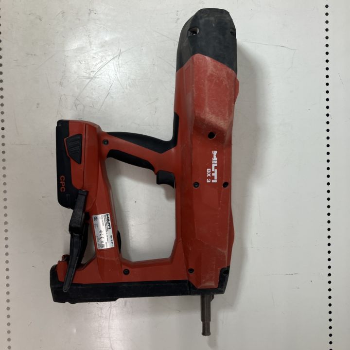 ЗЗ Hilti ヒルティ 21.6v 充電式コンクリート鋲打機 バッテリーx2 充電器 ケース付 BX3 オレンジ｜中古｜なんでもリサイクルビッグバン