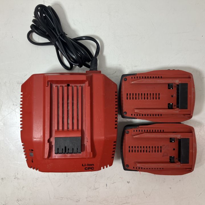 ЗЗ Hilti ヒルティ 21.6v 充電式コンクリート鋲打機 バッテリーx2 充電器 ケース付 BX3 オレンジ｜中古｜なんでもリサイクルビッグバン