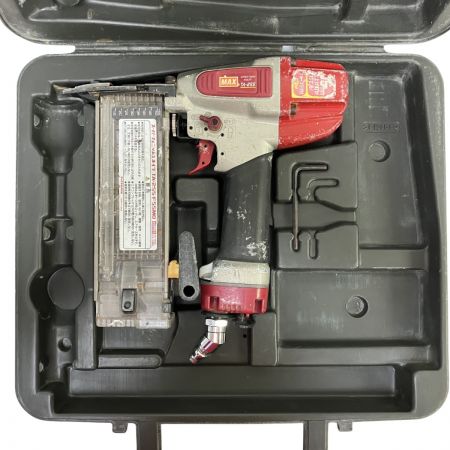 ЗЗ MAX マックス 55mm 常圧 フィニッシュネイラ ケース付 TA-255/F55MO レッド