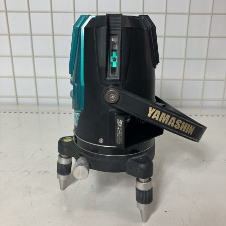 ЗЗ 山真 8.4v グリーンレーザー レーザー墨出し器 受光器 バッテリーx１ ACアダプタ ケース付 LDR-6 グリーン