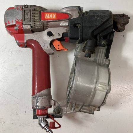 ЗЗ MAX マックス 65mm 高圧 スーパーネイラ エア釘打機 ケース付　(2) HN-65Z1 レッド