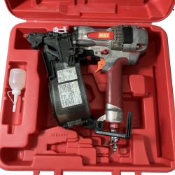 ЗЗ MAX マックス 65mm 高圧 スーパーネイラ エア釘打機 ケース付　(3) HN-65Z1 レッド Cランク
