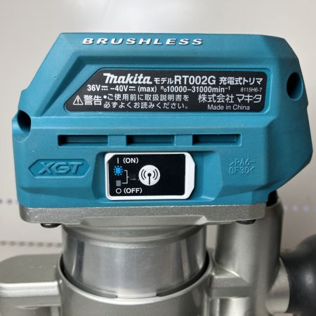 ЗЗ MAKITA マキタ 40V 充電式トリマー ケース付 バッテリ・充電器なし RT002G ブルー