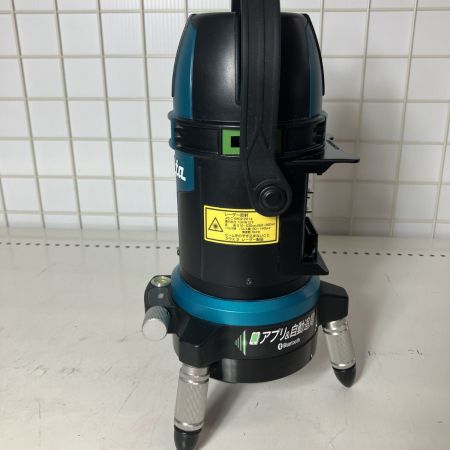ЗЗ MAKITA マキタ 自動追尾 グリーンレーザー レーザー墨出し器 バッテリーx1 充電器 受光器 三脚 他付 SK507GD ブルー