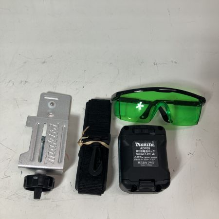 ЗЗ MAKITA マキタ 自動追尾 グリーンレーザー レーザー墨出し器 バッテリーx1 充電器 受光器 三脚 他付 SK507GD ブルー