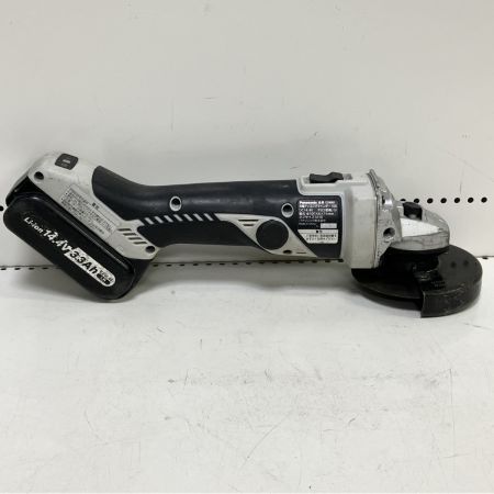 ЗЗ Panasonic パナソニック 14.4V 充電式ディスクグラインダー バッテリー×1 ピンレンチ ハンドル付 EZ4640 ホワイト×ブラック