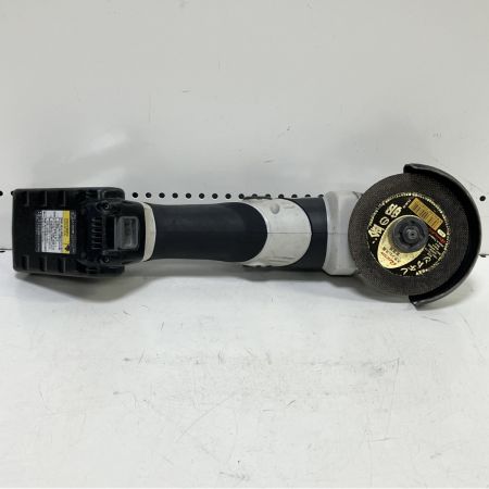 ЗЗ Panasonic パナソニック 14.4V 充電式ディスクグラインダー バッテリー×1 ピンレンチ ハンドル付 EZ4640 ホワイト×ブラック